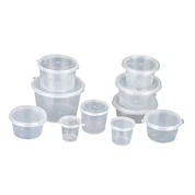 Bán buôn Cốc đựng nước sốt bằng nhựa dùng một lần có nắp